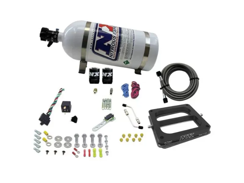 Nitrous Express 50-200HP 4500 Dominator Hitman Nitrous Kit with 10lbs Bottle - 40071-10