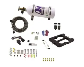 Nitrous Express 100-200HP Q-Jet | Holley Spread Bore Hitman Nitrous Kit with 5lbs Bottle