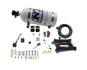 Nitrous Express 100-500HP 4150 4-BBL Gasoline Nitrous Kit with 10lbs Bottle