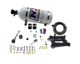 Nitrous Express 100-500HP 4150 4-BBL Alcohol Nitrous Kit with 10lbs Bottle