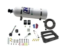 Nitrous Express 100-500HP Dominator Gasoline Nitrous Kit with 15lb Bottle