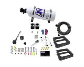 Nitrous Express 100-500HP Dual Dominator Alcohol Nitrous Kit with 5lbs Bottle