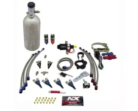 Nitrous Express 4 Cylinder Piranha EFI Applications Nitrous Kit with 1.4lb Bottle