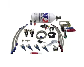 Nitrous Express 4 Cylinder Piranha EFI Applications Nitrous Kit with 2.5lbs Bottle