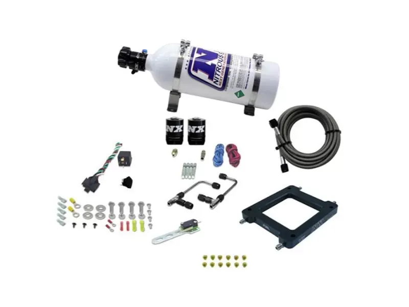 Nitrous Express 50-300HP 4500 Dominator Gemini Stage 6 Nitrous Kit with 5lbs Bottle - 60070-05