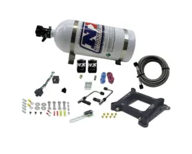 Nitrous Express 100-500HP 4150 Gemini Pro-Power Nitrous Kit with 10lbs Bottle