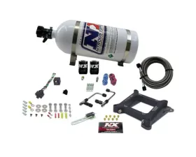 Nitrous Express 4150 100-500HP Gemini Pro-Power Alcohol Nitrous Kit with 10lb Bottle