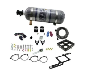 Nitrous Express 100-500HP 4500 Billet Crossbar Pro-Power Nitrous Kit with 12lbs Bottle