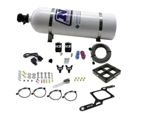 Nitrous Express 100-500HP 4500 Billet Crossbar Pro-Power Nitrous Kit with 15lbs Bottle
