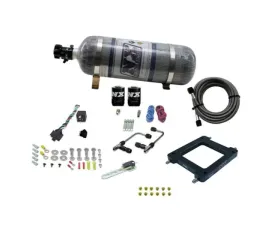 Nitrous Express 100-500HP 4500 Gemini Pro-Power Nitrous Kit with 12lbs Bottle