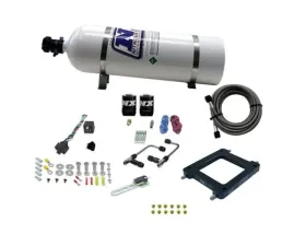 Nitrous Express 100-500HP 4500 Gemini Pro-Power Nitrous Kit with 15lbs Bottle