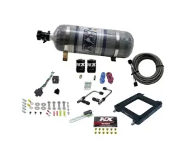 Nitrous Express 100-500HP 4500 Gemini Pro-Power Alcohol Nitrous Kit with 12lbs Bottle