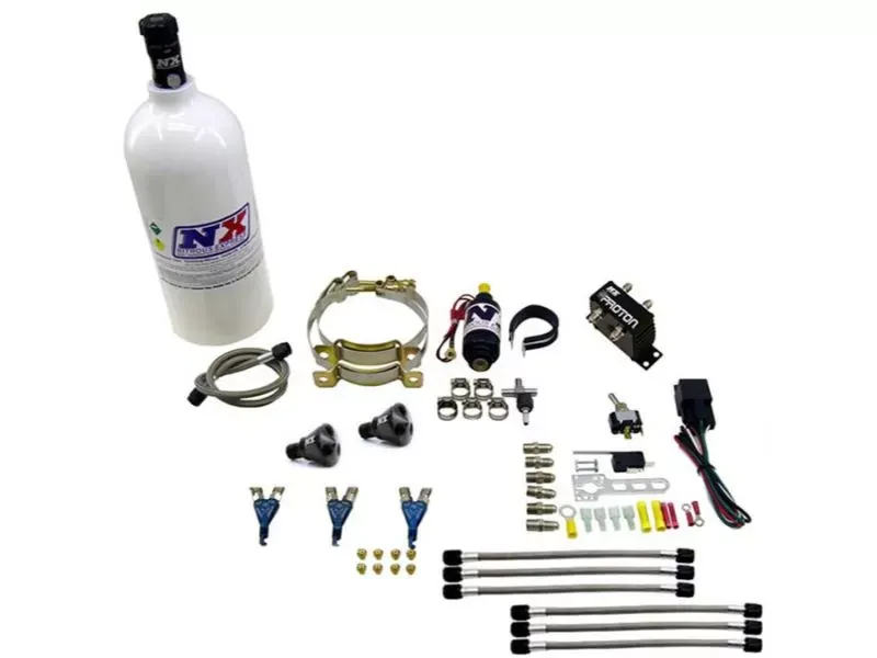 Nitrous Express 3 Cylinder Proton Nitrous Kit with 1.0lb Bottle - 61027-1.0P