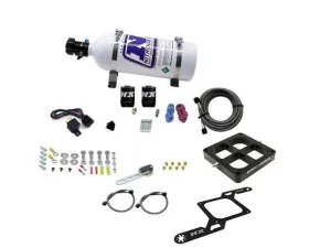 Nitrous Express 100-500HP 4500 Single Entry Billet Crossbar Pro-Power Nitrous Kit with 5lbs Bottle