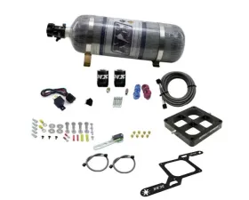 Nitrous Express 100-500HP 4500 Single Entry Billet Crossbar Pro-Power Nitrous Kit with 12lbs Bottle