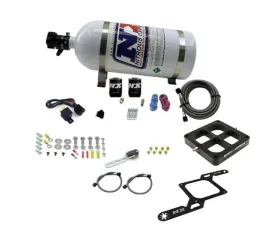 Nitrous Express 250-750HP 4500 Single Entry Billet Crossbar RNC Nitrous Kit with 10lbs Bottle