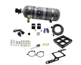 Nitrous Express 250-750HP 4500 Single Entry Billet Crossbar RNC Nitrous Kit with 12lbs Bottle