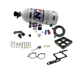 Nitrous Express 250-650HP Single Entry Crossbar RNC .178 4500 Flange Nitrous Kit with 10lbs Bottle