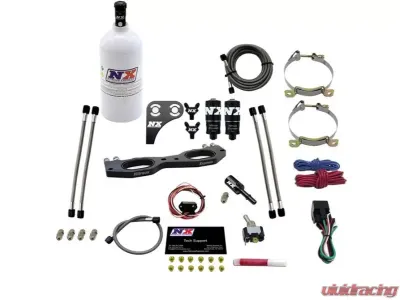 Nitrous Express Nitrous Plate Kit with 2.5lbs Bottle Polaris RZR 1000 - 67002-2.5P