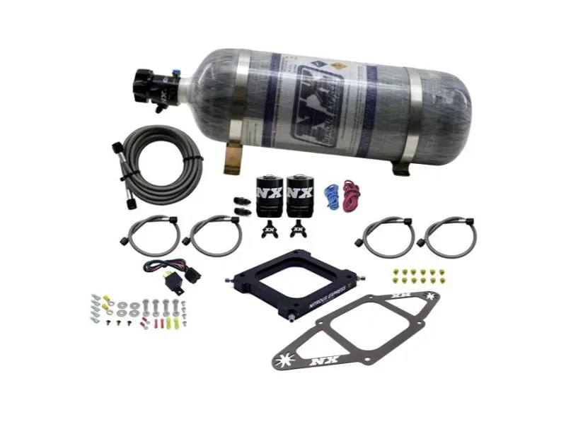 Nitrous Express 100-500HP 4500 Assassin Plate Pro Power Nitrous Kit with 12lbs Bottle - 67570-12