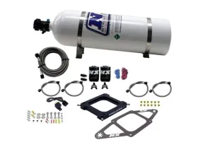 Nitrous Express 100-500HP 4500 Assassin Plate Pro Power Nitrous Kit with 15lbs Bottle
