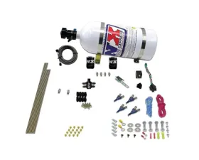 Nitrous Express 100-250HP 4 Cylinder Gas Nitrous Kit with 10lbs Bottle
