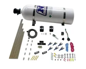 Nitrous Express 150-375HP 6 Cylinder Gas Nitrous Kit with 15lb Bottle