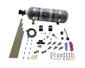 Nitrous Express 150-375HP EFI V6AN Gasoline Nitrous Kit with 12lb Bottle