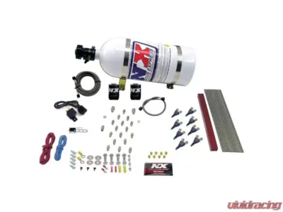 Nitrous Express GM LT1 | LS1 Pro Piranha Nozzle Gas Nitrous Kit with 10lbs Bottle Chevrolet | Pontiac 1992-2020 - 80010-10