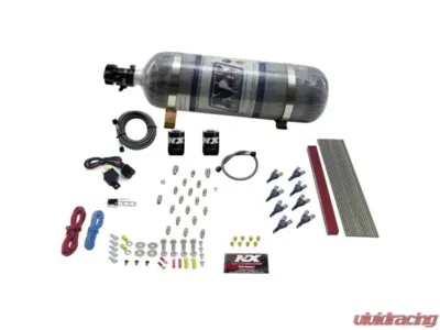 Nitrous Express GM LT1 | LS1 Pro Piranha Nozzle Gas Nitrous Kit with 12lbs Bottle Chevrolet | Pontiac 1992-2020 - 80010-12