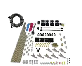 Nitrous Express 200-500HP 8 Cylinder SSV Direct Port 4 Solenoids Nozzle Nitrous Kit without Bottle