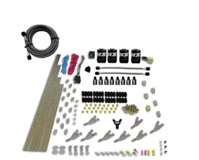 Nitrous Express 200-500HP Gas with Direct Port and 4 Solenoids STD Nozzle Nitrous Kit without Bottle
