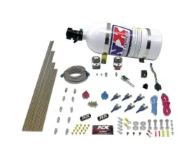 Nitrous Express 150-375HP 6 Cylinder Alcohol Nitrous Kit with 10lbs Bottle