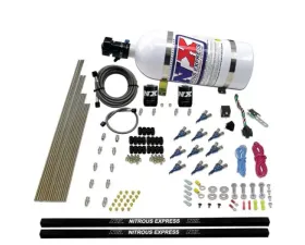 Nitrous Express 250-650HP Shark | Alcohol 2 Solenoid Nitrous Kit with 10lbs Bottle