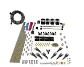 Nitrous Express 200-600HP 8 Cylinder Shark Direct Port 4 Solenoids Nitrous Kit without Bottle