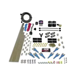 Nitrous Express 200-600HP Pro-Shark Gas 2 Fuel 1 Supershark Solenoid Nitrous Kit without Bottle