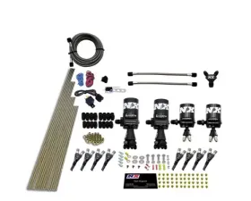 Nitrous Express 200-600HP 8 CylinderShark Direct Port 4 Solenoids Nitrous Kit with 10lbs Bottle
