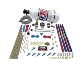 Nitrous Express 200-600HP Pro-Shark Gas Nitrous Kit with Rails with 10lbs Bottle