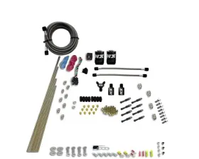Nitrous Express 200-600HP 8 Cylinder Dry Direct Port 2 Solenoids Nitrous Kit without Bottle