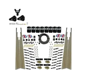 Nitrous Express 200-600HP 8 Cylinder Dry Direct Port Four Stage 8 Solenoids Nitrous Kit without Bottle