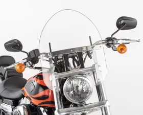 Slipstreamer 1.25 inches Clear Mini Police Windshield