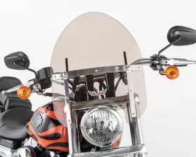 Slipstreamer 1.25 inches Smoke Mini Police Windshield