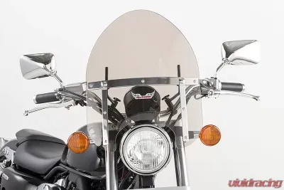 Slipstreamer Dark Smoke with Black Hardware Mini Police Windshield - HD-0-T-1.5