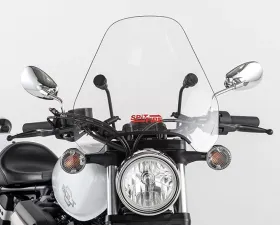 Slipstreamer Clear - Black Hardware Spitfire Windshield