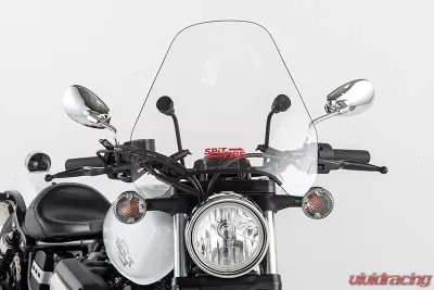 Slipstreamer Clear - Black Hardware Spitfire Windshield - S-06-C-1.5