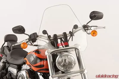 Slipstreamer Clear with Black Hardware Spitfire Windshield - S-06-C