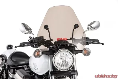 Slipstreamer Smoke - Black Hardware Spitfire Windshield - S-06-T-1.5