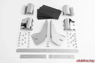Slipstreamer Oversized Fork Tube Windshield Hardware Kit Honda Moto|Kawasaki|Suzuki 1997-2012 - #SS-50