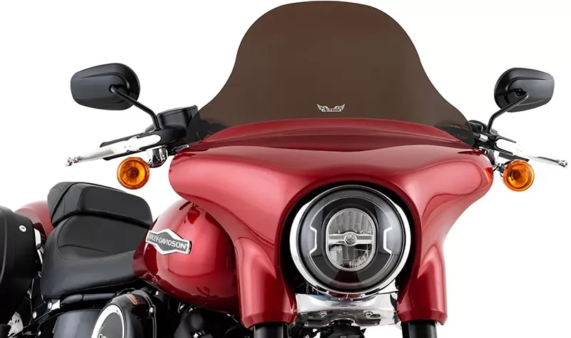 Slipstreamer 10" Dark Smoke Sport Glide Windshield Harley Davidson 2018-2020 - T-239-10DS