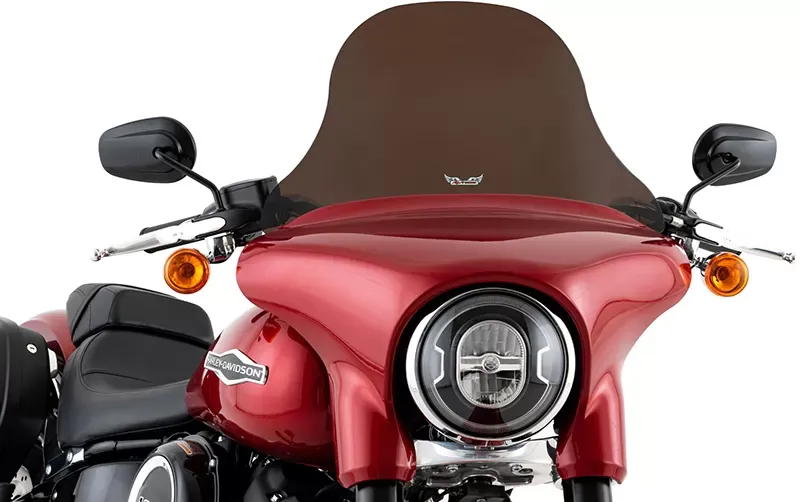 Slipstreamer 12" Dark Smoke Sport Glide Windshield Harley Davidson 2018-2020 - T-239-12DS